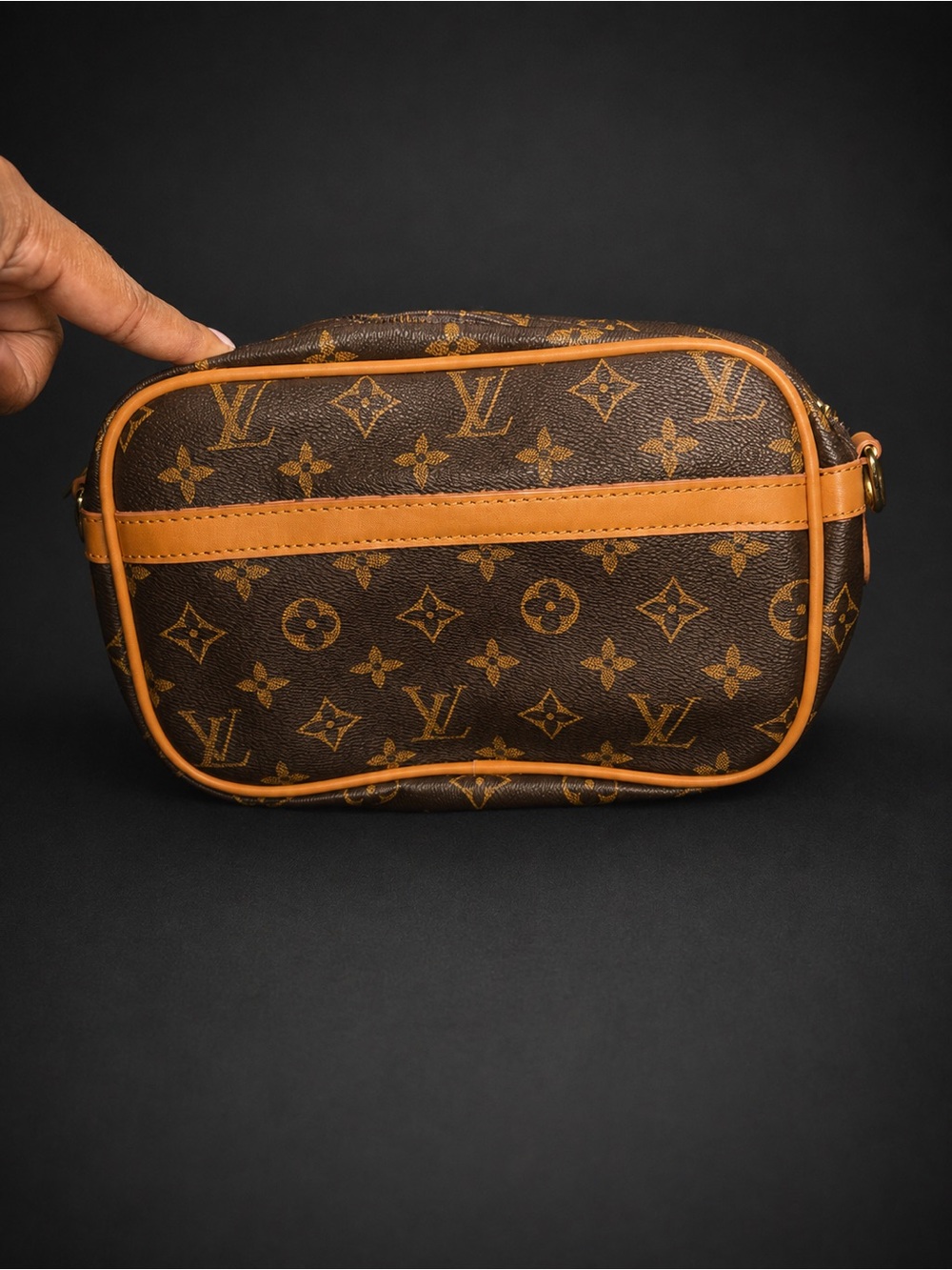 Inspired Monogram Crossbody Travel Bag, Brand New